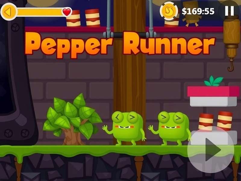 Spicy Adventure Awaits in Zesty Pepper Runner Zesty Pepper Runner Gameplay Screenshot